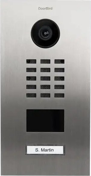 Video interfon DoorBird D2101V, HD, IP, çelik inox
