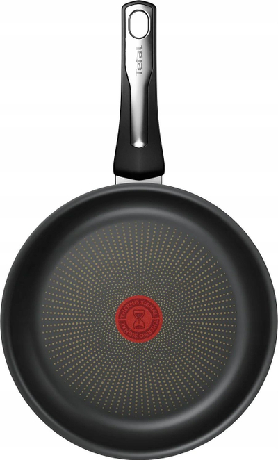 Tigan Tefal Expertise 28cm, i përshtatshëm për induksion, i zi