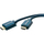 Kabllo HDMI Clicktronic, me Ethernet, 1m, blu