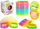 Lodër spirale Trifox Small Rainbow Spring, me ngjyra të ylberit