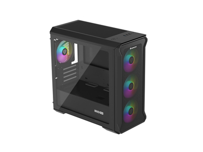 Kullë PC Genesis Irid 503 ARGB V2, micro tower, xham i temperuar, e zezë