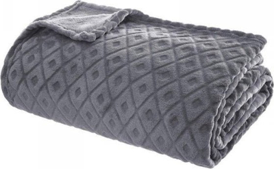 Batanije Atmosphera Plaid Winter Rhombus, 230 x 180 cm, poliester, gri