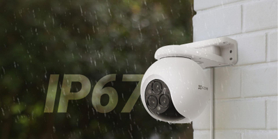 Kamerë e jashtme Ezviz H80f Multi, 3 lente 2K+, 360°, pamje nate me ngjyra, e bardhë