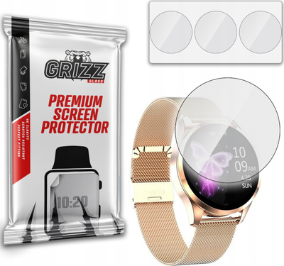 Folie mbrojtëse ekrani GrizzGlass Hydrogel Film Lazird Platinium, set 3 copë, transparente