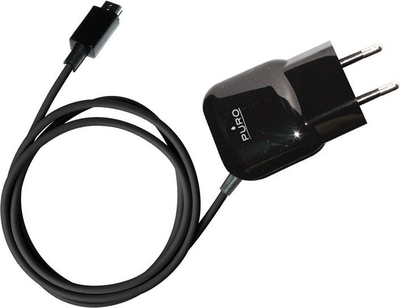 Karikues udhëtimi Puro Mini Travel Charger, 1A, Micro USB, i zi