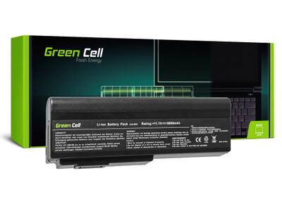 Bateri laptopi Green Cell A32-M50 A32-N61, 11.1V, 6600mAh, e zezë