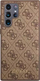 Futrollë Guess GUHCS23LG4GFBR për Samsung Galaxy S23 Ultra, hard case, logo metalike ari, kafe