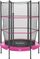 Trampolinë për fëmijë Salta Toddler Indoor Junior, 140 cm, me rrjetë sigurie, rozë