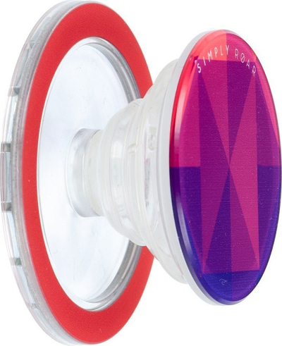 Mbajtëse telefoni Roar Acrylic Pop Tok, kompatibile MagSafe, akrilik, vjollcë e kuqe