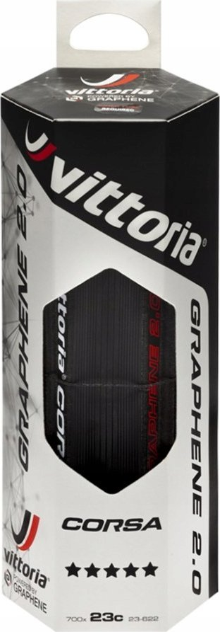 Gomë tubular për biçikletë Vittoria Corsa G2.0, 28\", 28 mm, e zezë