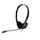 Kufje me mikrofon Spacer SPK-223, stereo, 3.5 mm, të zeza