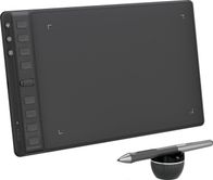 Tablet grafik Huion Inspiroy 2M, me stilolaps pa bateri, me butona programues, i zi