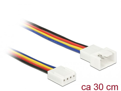 Kabllo DeLock 4pin - 4pin (85361), 0.3m, shumëngjyrëshe