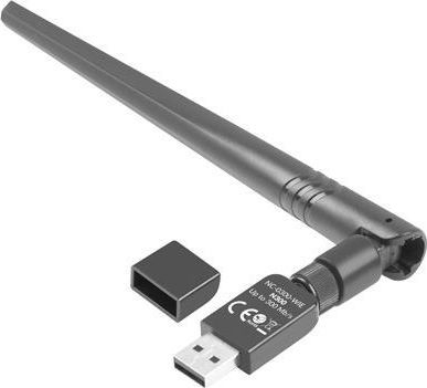Kartelë e rrjetit Lanberg NC-0300-WIE, USB 2.0, e zezë
