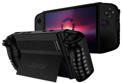 Силиконска заштитна маска за конзола Lenovo Legion Go, против удари, црна