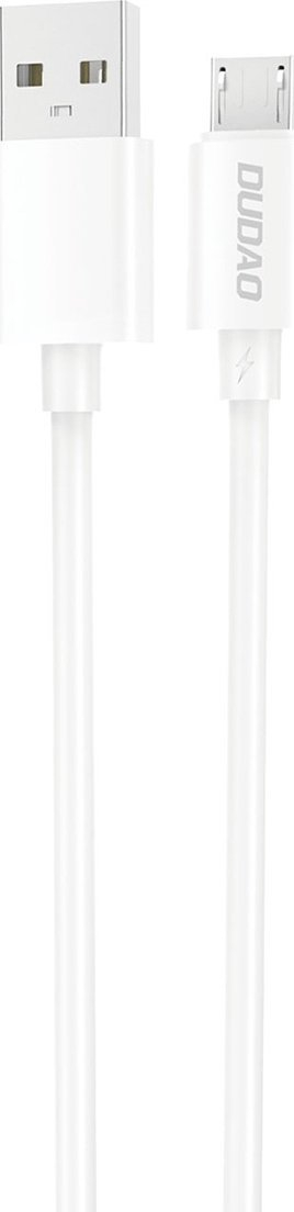 Kабел USB Dudao L4SM, USB A во micro USB, 2A, 1m, бел