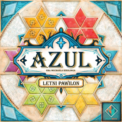 Lojë me tabela Azul Summer Pavilion LACERTA, strategjike, për 2‑4 lojtarë, shumëngjyrëshe