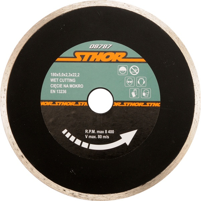 Disk prerës diamanti Sthor Full 08786, 125 mm, i argjendtë