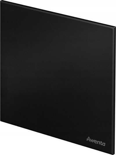 Kapak dekorativ ventilatori Awenta Trax PTCB100M, diametër 100mm, plastik, i zi mat