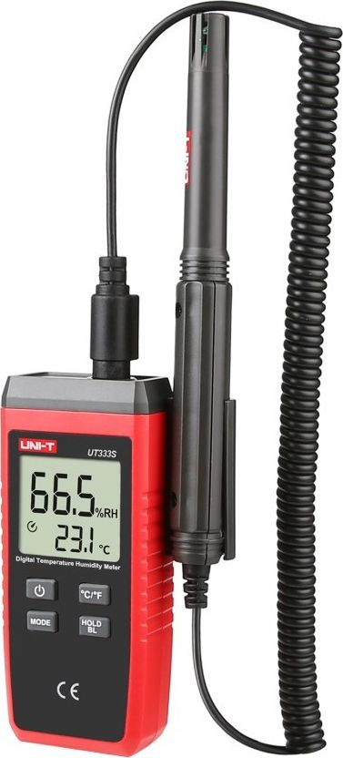 Мерач на температура и влажност Uni-T UT333S, дигитален екран, пренослив