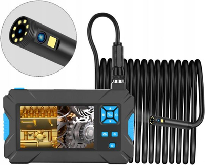 Kamerë inspektuese Duo Endoscope, 10 m, 2x Full HD, 9 LED