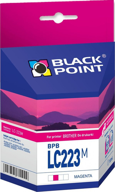 Кертриџ за мастило за печатар Black Point BPB LC223M, 640 страници, 10 ml, магента