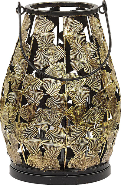 Fener dekorativ SOMERSET, metal, 40 cm, ngjyrë ari