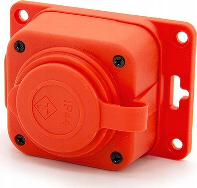 Prizë gome ELS Elektrotechnika TRGP-1, 230V, IP44, portokalli