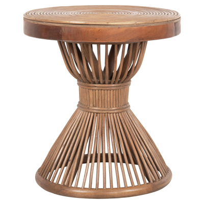 Stol i rrumbullakët Circe Φ40×45,5 Hcm (HM9869), kaftë