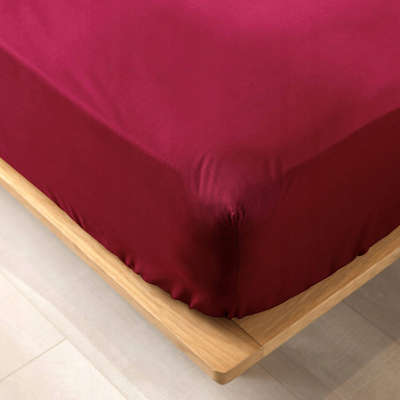 Çarçaf fitted dopio BIOLINA Cotton, 140x190 cm, pambuk organik, bojë taupe