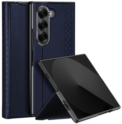 Куќиште за телефон Dux Ducis Bril за Samsung Galaxy Z Fold6 5G, со магнет, со држач, црно