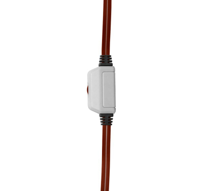 Kufje DEFENDER WARHEAD G-120, 40mm, 3.5mm, 2m, të bardha/të kuqe