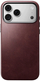 Mbrojtëse e pasme Nomad Traditional Leather Case, për iPhone 18 Pro Max/17 Pro Max, bordo
