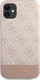 Kapak telefoni Guess 4G Stripe për iPhone 11, hardcase, rozë