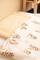 Set shtrati për kalamaj Beige Bunnies, 2 copë, 100x135 cm, bezhë