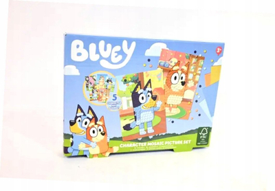 Set mozaiku ngjitës Bluey Character Mosaic Picture, 5 tabela, për fëmijë