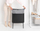 Кошница за алишта Brabantia, 60 L, црна