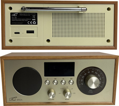 Radio portative LTC LXLTC511BJ, FM Bluetooth USB, 10W, e zezë