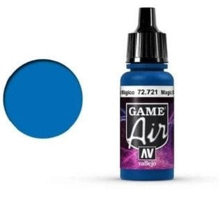 Bojë akrilike për airbrush Acrylicos Vallejo Game Air Magic Blue, 17ml, blu
