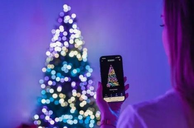 Pemë Krishtlindjeje Twinkly Pre Lit Tree 1.5m, 270 LED RGB, IP20, shumëngjyrëshe