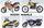 Model motori BMW K1200 S Welly, diecast, shkallë 1:18, i zi
