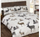 Set çarçafësh Eurofirany Hjort Christmas, 220x230cm, pambuk flanel, ngjyrë natyrale