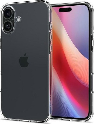 Mbrojtëse telefoni Spigen Liquid Crystal, për iPhone 16, transparente