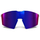 Syze sportive Julbo Edge Groupama FDJ, lente Spectron HD kategori 3, e bardhë blu