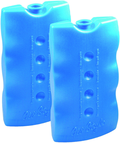 Pako ftohëse Gio Style Gel Cooling Insert 2x400, 400ml, set 2 copë, blu
