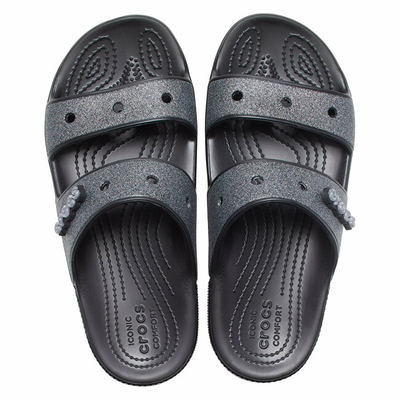 Papuçe për femra Crocs, të zeza