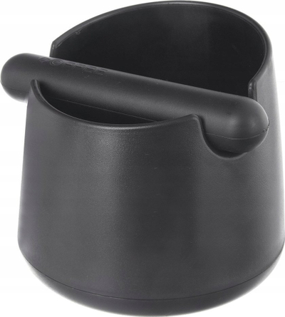 Enë për llumin e kafesë ORION Coffee Knock Box, kompakte, plastike, e zezë