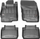 Теписи за под FROGUM 3D408524, сет 4 парчиња, гума, Opel Insignia A, црни