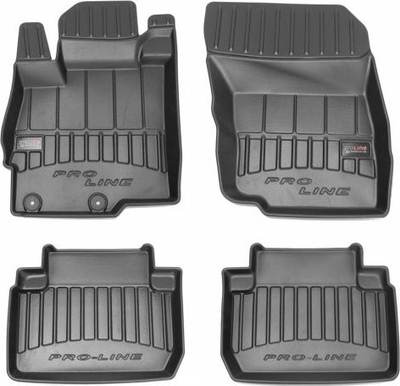 Теписи за под FROGUM 3D408524, сет 4 парчиња, гума, Opel Insignia A, црни