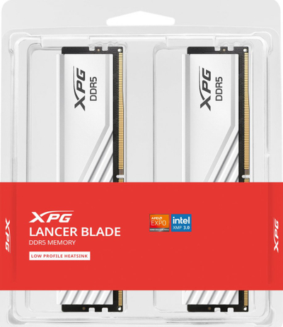 Memorie ADATA XPG Lancer Blade, DDR5, 64 GB, 6000 MHz, CL30, AX5U6000C3032G-DTLABWH